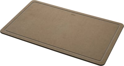 Combekk Snijplank met sapgeul XL - 100% Gerecycled - Microplasticvrij - Antibacterieel - Vaatwasserbestendig - 53 x 32.5 cm - bruin