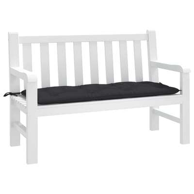 vidaXL - Tuinbankkussen - 120x50x7 - cm - oxford - stof - zwart