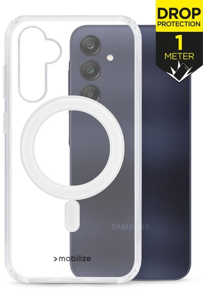 Mobilize Doorzichtig Hoesje geschikt voor Google Pixel 10 MagSafe Telefoonhoesje Hardcase | Mobilize Naked Protection Backcover Shockproof | Geschikt voor MagSafe | Geschikt voor Draadloos Opladen met Magnetische Ring | Geschikt voor MagSafe Case -