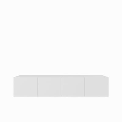 TV-kast Nicole 200 (2x100) cm (wit + wit)