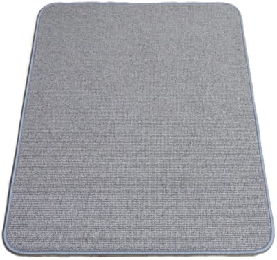 PRIMA - Wollen Vloerkleed - Diva - Deurmat - grijs - beige - 70x90cm