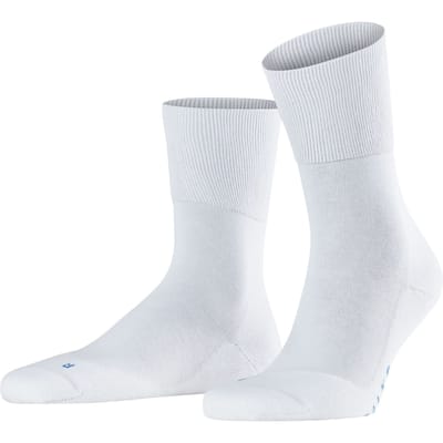 FALKE Run eenkleurig katoen functioneel materiaal sokken unisex wit - maat 39-41