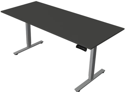 Zit-sta bureau Move New Base – Elektrisch bureau – 160 x 80 cm – Antraciet