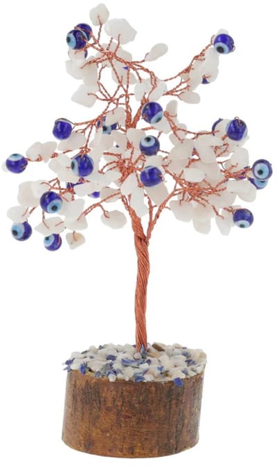 Edelsteenboom Boze Oog Witte Agaat