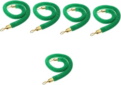 Fluwelen Ophangtouw - Afzet Touw - Publiek Leiden - Luxe Uitstraling - 120 cm - Groen
