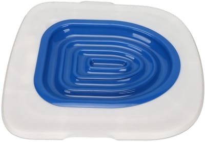 Dailygoods- Kattentoilettrainer Universeel - Trainingsset met 2 Kussens - Herbruikbaar Dienblad - ABS Materiaal - Voor Kittens - Inclusief Handleiding - Toilettrainer