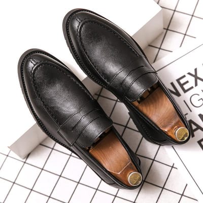 Italiaanse Luxe Instappers Heren Zwart en Wit Kleur Leren Schoenen Slip-on Zachte Zool Casual Schoenen Bruiloft Mocassin 46 gray
