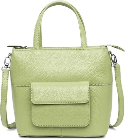 Pia Ries 605-15 Handtas met lange schouderriem - Pastel Groen