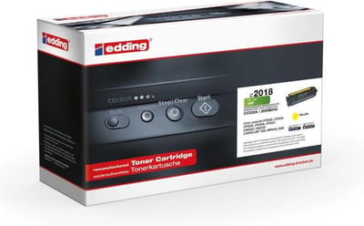Edding edding 2018 Tonercassette vervangt HP 304A, CC532A Geel 2800 bladzijden Compatibel Toner