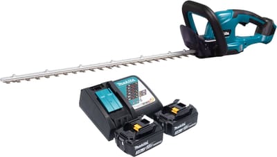 Makita DUH 607 RF2 accu-heggenschaar 18 V 60 cm + 2x accu 3,0 Ah + oplader