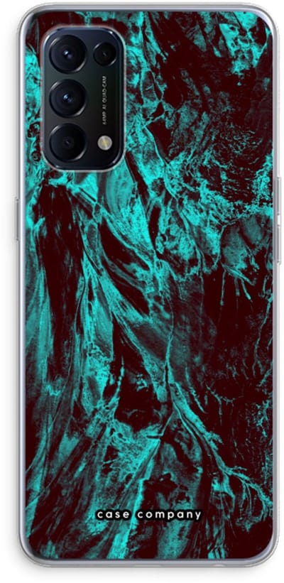 Case Company® - Hoesje geschikt voor Oppo Find X3 Lite hoesje - Ice Age - Soft Cover Telefoonhoesje - Bescherming aan alle Kanten en Schermrand