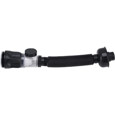 Tuyau d'évacuation de lavabo Tuyau d'évacuation d'évier de lavabo Tuyau d'eau flexible en PVC pour cuisine salle de bain NoirMulti