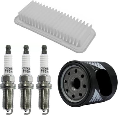 Olie Lucht Bougies - Service Kit - Motor Onderhoud - Complete Set - 3 Bougies - One Color