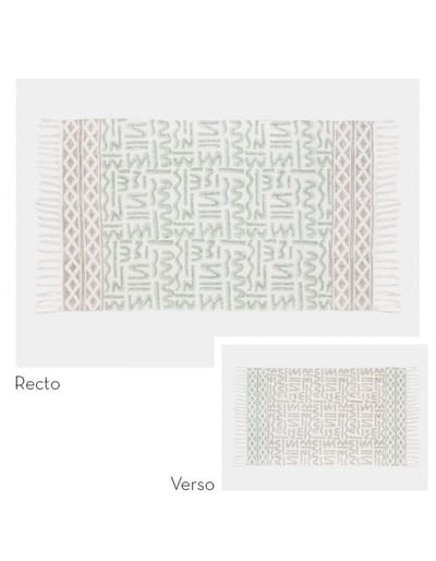 vloerkleed/tapijt Windy Hill Kay - 2 zijdig - 100% katoen - 175*250cm