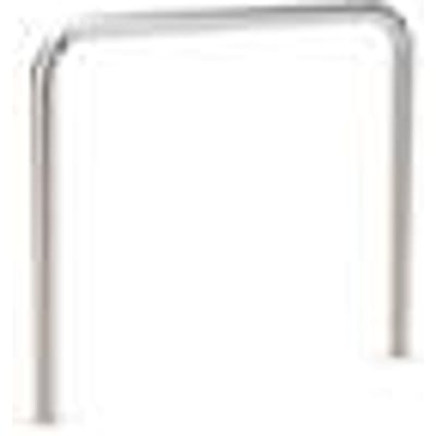 Leunbeugel WSM, 2-zijdig, B 1000 x D 48 x H 800 mm, V2A roestvrij staal, voor plaatsing in beton