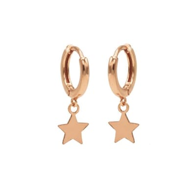 Karma hinged hoops symbool star rosé gold M1905HIN