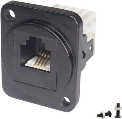 Dailygoody - RJ11 Coupler - Dual Ended Female Adapter voor Telefoonverbindingen