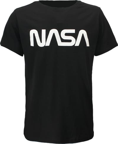 NASA Logo T-Shirt Zwart - Officiële Merchandise - S