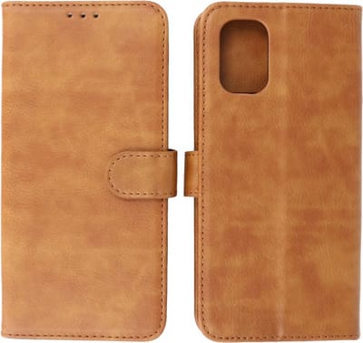 Hoesje Geschikt voor Nokia G21 / G11 - Book Case Telefoonhoesje - Kaarthouder Portemonnee Hoesje - Wallet Cases - Bruin