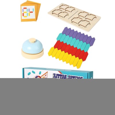 Getallen Puzzel - Cijfers Bouwblokken - Logisch Redeneren - Uitdagende Niveaus - 32 x 16 cm - Niet gespecificeerd