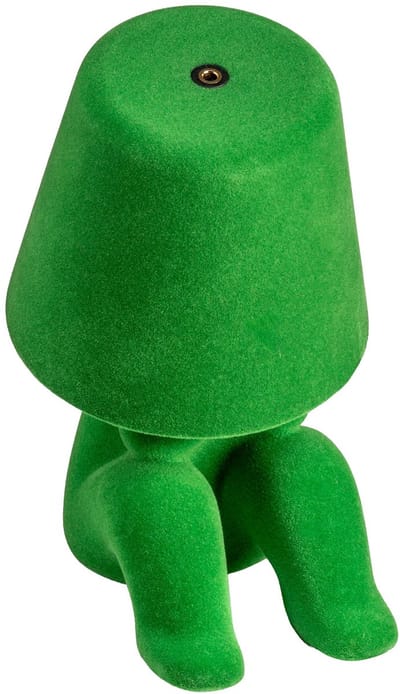 Luxus Europe - Bins Brother Tafellamp Groen Mr Which - Decoratieve LED Designlamp - Draadloos - Dimbaar - 3 Lichtkleuren - Touchbediening