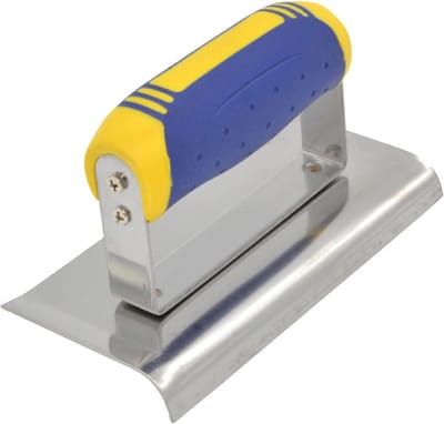 Gipsplaten Hoekgereedschap - Betonnen Edger - Hoeken Vormgeven - Roestvrij Staal - 6 x 3 Inch