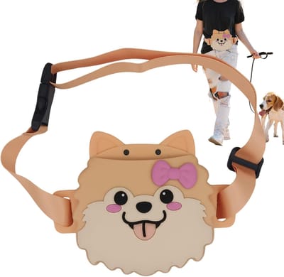 Snacktas voor honden - Buiktas hondensnoep - Training en activiteiten - Magneetsluiting en riem - 200 ml inhoud