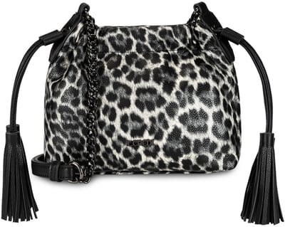 L.CREDI schoudertas Sigal Crossbody Bag Black / Mix zwart