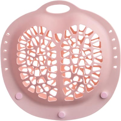 Siliconen Waszak - Ondergoed Beschermer - Ondergoed Wassen - Anti-Vervorming Ontwerp - 21.4 x 21.3 x 5.3 cm - Roze