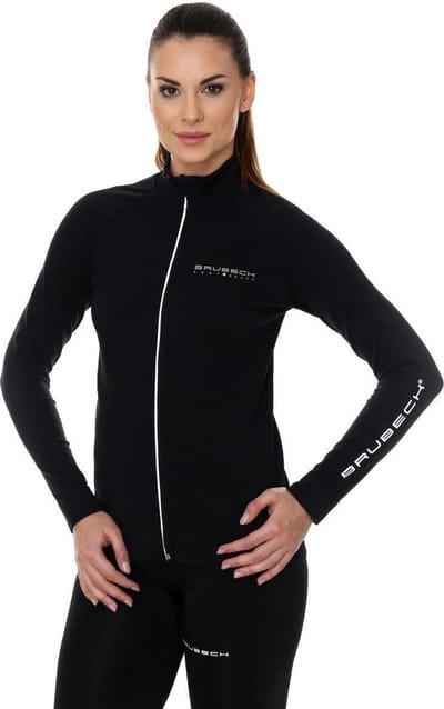 Brubeck Sportvest Dames - Athletic Trainingsvest - Seamless - Zwart - L