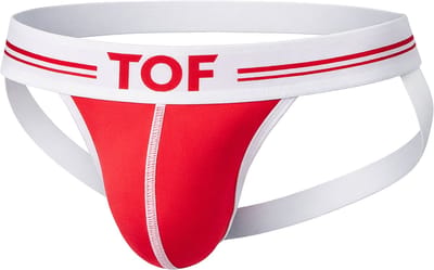 TOF Paris French Jock Red - MAAT XL - Heren Ondergoed - Jockstrap voor Man - Mannen Jock