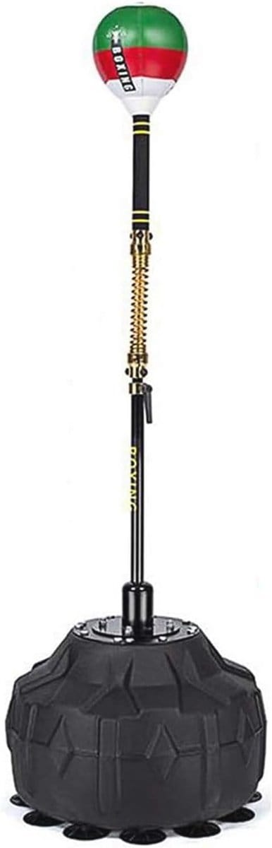Bokszak met Standaard voor Volwassenen - Reflexbal Indoor - Hoogteverstelling 145-180 cm