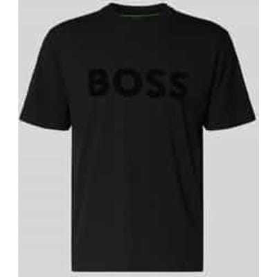 Regular fit T-shirt van katoenmix model 'ICONIC'