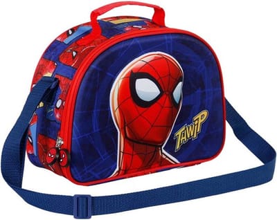 Karactermania - Marvel - Spiderman Sides - 3D - Thermische Lunchtas - Snack - Blauw