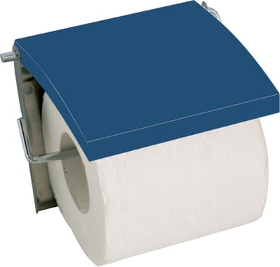 MSV Toiletrolhouder Blauw – Toiletpapierhouder om te Bevestigen – WC Papierhouder 13 x 15 x 11,5 cm – WC Rol Dispenser