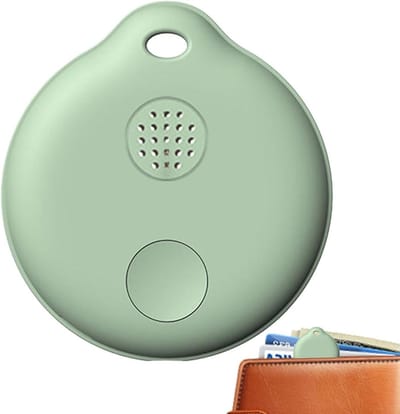 Draadloze Locator - Zoekapparaat Tracker - Items Terugvinden - Tweeweg Zoekfunctie - 44.5 x 41 x 7.8 mm - Zwart