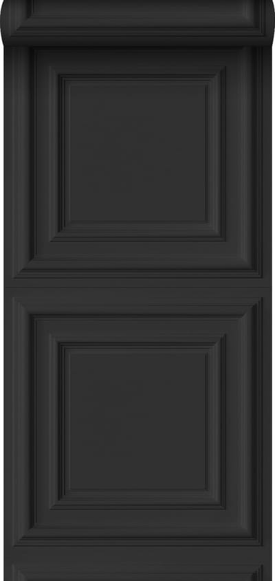 Origin Wallcoverings eco-texture vliesbehang wandpanelen zwart - 347832 - 53 cm x 10,05 m
