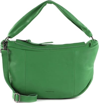 FREDsBRUDER Leren Schoudertas Rousur Small Shoulderbag Electric Green Groene