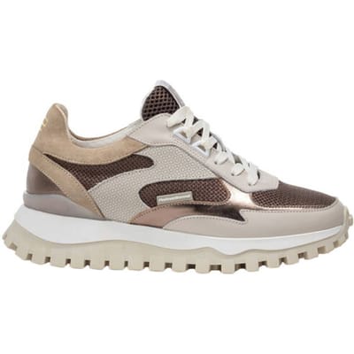 Dames Sneakers Floris Van Bommel Grommi 03.06 Darkbrown Donkerbruin - Maat 40