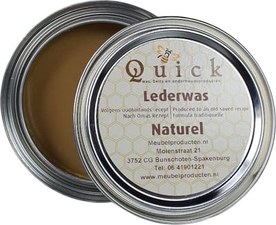 Quick Lederwas Naturel - 375 ml
