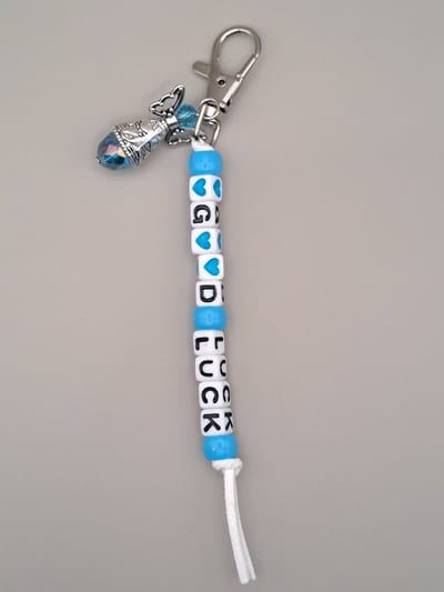 Good Luck sleutelhanger - Geluksengeltje - Engeltje - Cadeautje - Beschermengeltje - Sleutelhanger - een Engeltje voor jou - Engel sleutelhanger