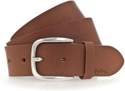 MUSTANG Leren riem Classic Women Leather Belt W100 Cognac bruine