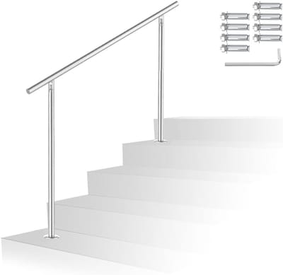 Roestvrijstalen Leuning voor Binnen en Buiten - Trapleuning & Balustrade, 150 cm