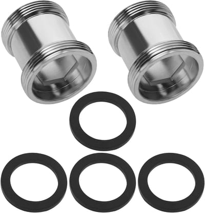 VVGoods - Messing Kraan Adapter M24 naar M22 | Tap Beluchter Connector voor Keuken en Badkamer | 2 Sets