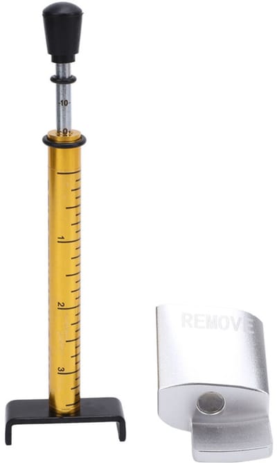 Riemspanningsmeter, metaaltestinstrument, precisiegereedschap voor het afstellen van motorfietsversnellingsbakken van 10 pond (met uittrekfunctie).
