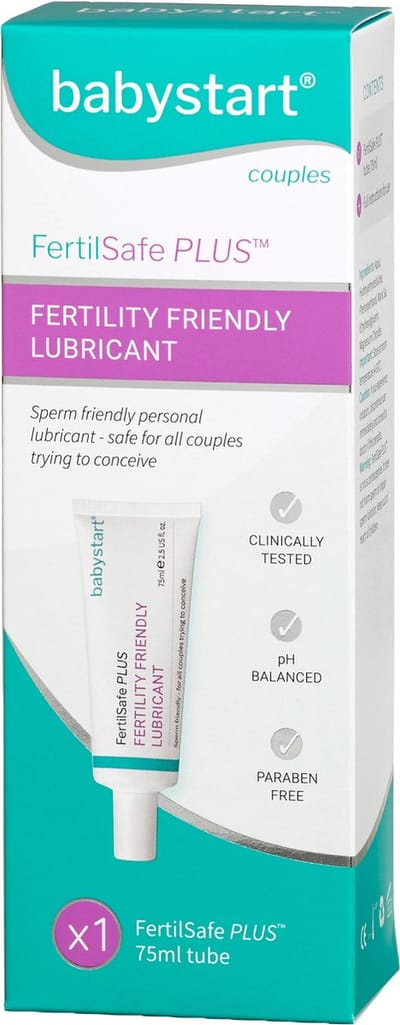 FertilSafe PLUS® sperma vriendelijk glijmiddel - multipack - 1x Tube 75ml & 2x applicator 5ml - Babystart®
