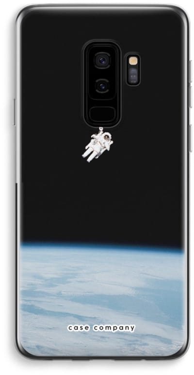 Case Company® - Hoesje geschikt voor Samsung Galaxy S9 Plus hoesje - Alone in Space - Soft Cover Telefoonhoesje - Bescherming aan alle Kanten en Schermrand