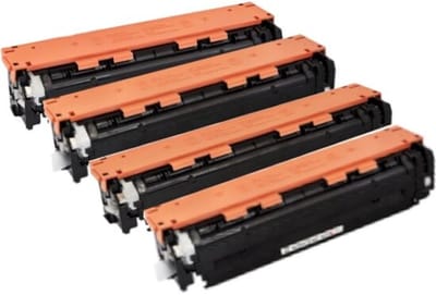 HP 540/541/542/543 zwart + alle kleuren set huismerk toner compatible met HP CP 1210 - CP 1213 - CP 1214 - CP 1214 N - CP 1215 - CP 1216 - CP 1217 - CLJ CP 1215 - COLOR LJ CM 1312 CB MFP - 1312 CI MFP - CM 1312 EB MFP - CM 1312 EI MFP - CM 1312 MFP