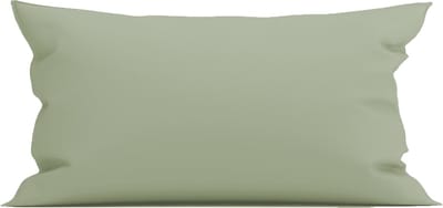 Yellow Kussensloop Percale - Kussenhoes van 40x80 cm - 1 stuk - 100% Katoen-Perkal - Groen