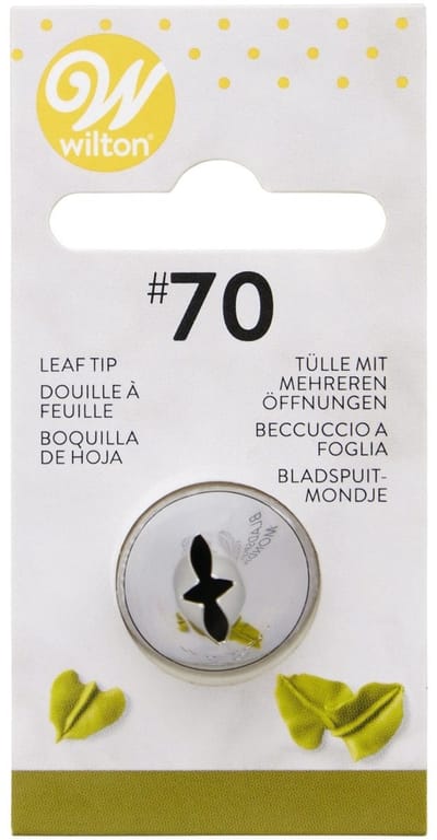 Wilton Spuitmondje - #070 Blad - Garneerspuit voor Taartdecoratie
